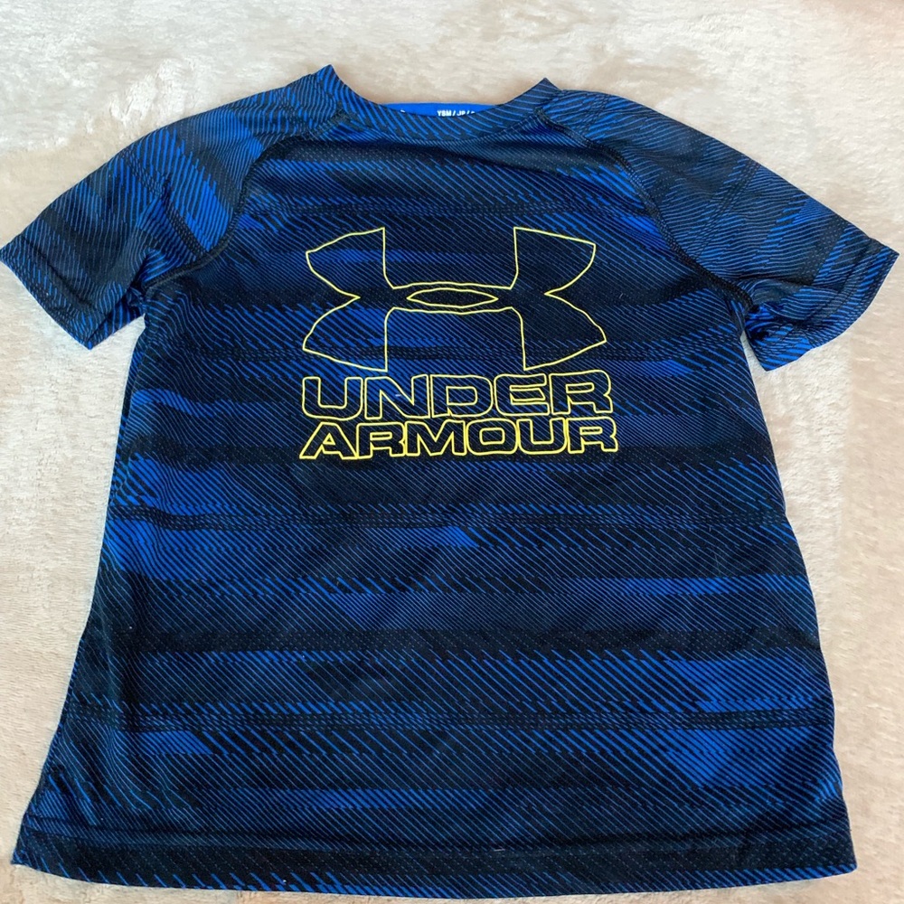 blue under armor t shirt